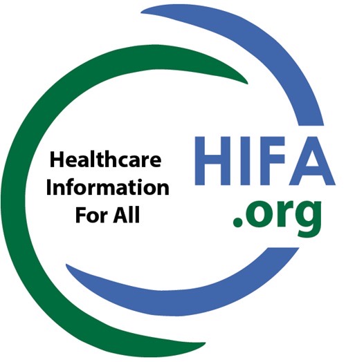 Logotip mreže HIFA — Healthcare Information For All